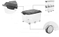 úložný box ROLLER 57L - růžová