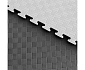 TATAMI - TAEKWONDO  PUZZLE podložka oboustranná 100x100x3 cm - červená/černá