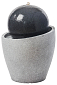 Fontána Heissner JUPITER LED, antrazit, grey, polystone 016606-13