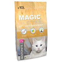 Kočkolit Magic Litter Bentonite Ultra White Baby Powder 10L/9kg