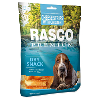 Pochoutka Rasco Premium kuřecím obalené sýrové proužky 230g