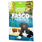 Pochoutka Rasco Premium buvolí kůže obalená kuřecím, uzly 6cm 80g
