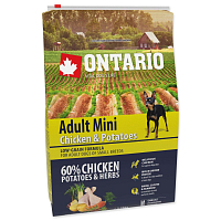 Krmivo Ontario Adult Mini Chicken & Potatoes 2,25kg
