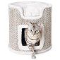 Odpočívadlo Trixie Ria Cat Tower světle šedé-přírodní 37cm