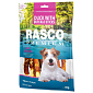 Pochoutka Rasco Premium buvolí kůže obalená kachním, tyčinky 80g