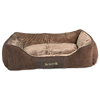 Pelech Scruffs Chester Box Bed čokoládový XL 90x70cm