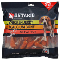 Pochoutka Ontario kuřecím obalená vápníková kost 500g
