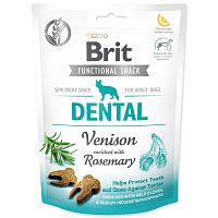 Pochoutka Brit Care Dog Functional Snack Dental zvěřina 150g