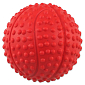 Hračka Dog Fantasy míček basketbal s bodlinami pískací mix barev 5,5cm