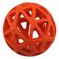 Hračka Dog Fantasy míček děrovaný oranžový 7cm