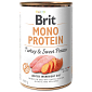 Konzerva Brit Mono Protein krůta s batáty 400g