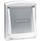 Dvířka PetSafe plastová s transparentním flapem bílá, výřez 28,1x23,7cm