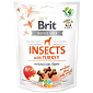 Pochoutka Brit Care Dog Crunchy Cracker Insects, krůta s jablky 200g