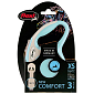 Vodítko Flexi New Comfort páska XS světle modré 3m