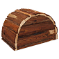 Domek Small Animals Hobit dřevěný 25x16x15cm