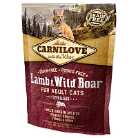 Krmivo Carnilove Sterilised Adult Cats Lamb & Wild Boar 0,4kg