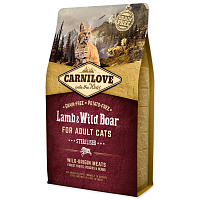 Krmivo Carnilove Sterilised Adult Cats Lamb & Wild Boar 2kg