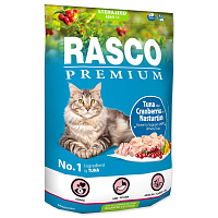 Krmivo Rasco Premium Sterilized tuňák s brusinkou a lichořeřišnicí 0,4kg