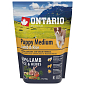 Krmivo Ontario Puppy Medium Lamb & Rice 0,75kg