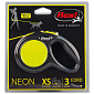 Vodítko Flexi New Neon lanko XS 3m