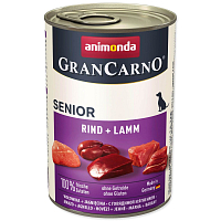 Konzerva Animonda Gran Carno Senior hovězí a jehně 400g