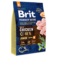 Krmivo Brit Premium by Nature Junior M 3kg