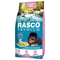 Krmivo Rasco Premium Puppy Mini kuře s rýží 1kg