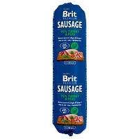 Salám Brit Sausage krůta s hráškem 800g