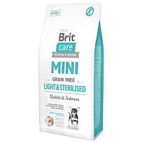 Krmivo Brit Care Mini Grain Free Light & Sterilised 7kg