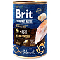 Konzerva Brit Premium by Nature ryba s kůží 400g