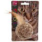 Hračka Magic Cat míček žinylkový s pírky a catnip mix 14cm