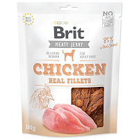 Pochoutka Brit Jerky kuřecí plátky 200 g