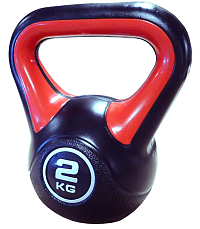 Činka kettlebell s cementovou náplní - 2 kg