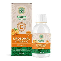 Liposomal Vitamin C 500 mg 100 ml pomeranč (Lipozomální vitamín C)
