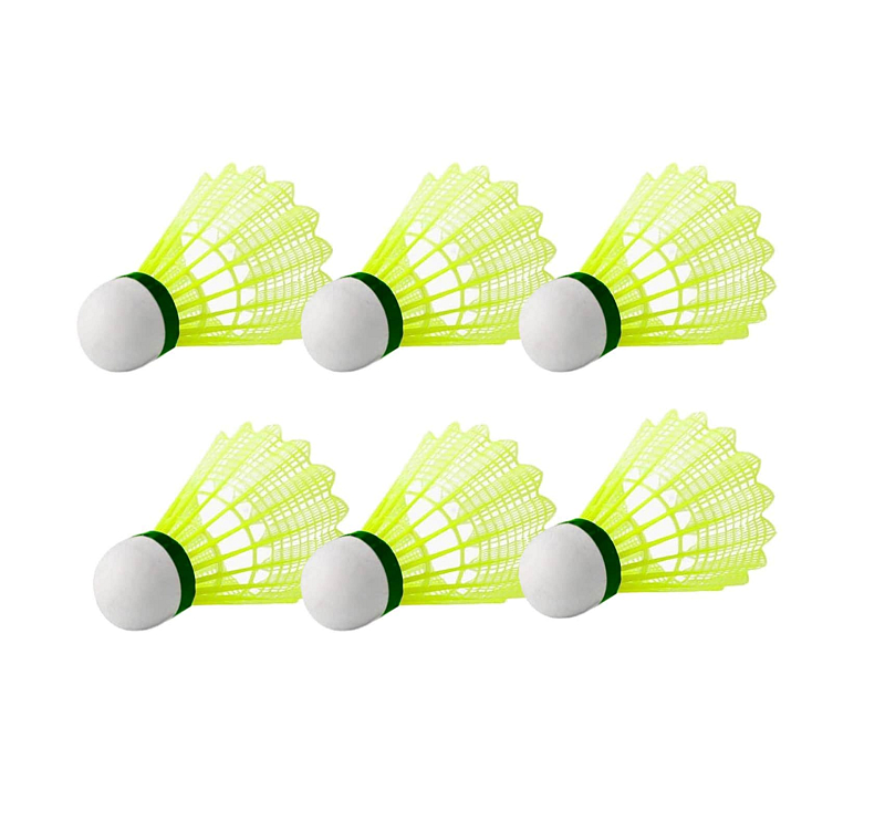 Míčky/Košíčky na badminton SEDCO M200 - 6 KS - žlutá
