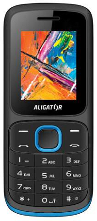 ALIGATOR D210 Dual sim černo-modrý - 2.jakost