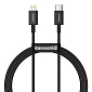 Baseus CATLYS-A01 Superior Fast Charging Datový Kabel USB-C to Lightning  20W 1m Black