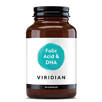 Viridian Folic Acid with DHA 90 cps