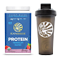 Protein Blend BIO 750g berry (Hrachový a konopný protein) + Shaker 700 ml ZDARMA