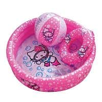 Sada bazén, kruh a balón Hello Kitty