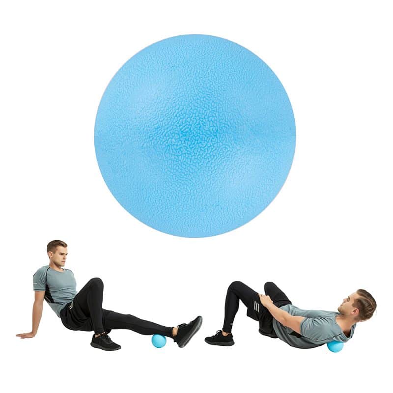 Masážní míček inSPORTline Thera 12 cm Barva modrá
