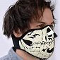 Maska neoprénová Oxford Glow Skull