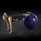 ALEX Gym Ball 55 cm (fialový)
