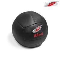 JORDAN medicinball 15 kg (červený), kožený