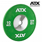 ATX; Kotouč HQ Rubber Plates 10kg, zelený