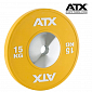 ATX; Kotouč HQ Rubber Plates 15kg, žlutý