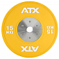 ATX; Kotouč HQ Rubber Plates 15kg, žlutý