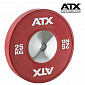 ATX; Kotouč HQ Rubber Plates 25kg, červený