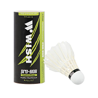 Badmintonové míčky z peří WISH PRO-808, 3 kusy