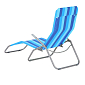 Lehátko NILS Camp NC3017 modré